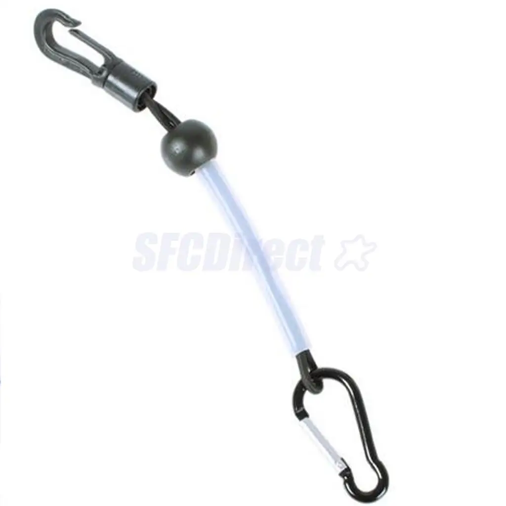 Plastic Fishing Tippet Spool Holder Fly Fishing Tippet Holder with Carabiner Tackle Tool 16.5cm