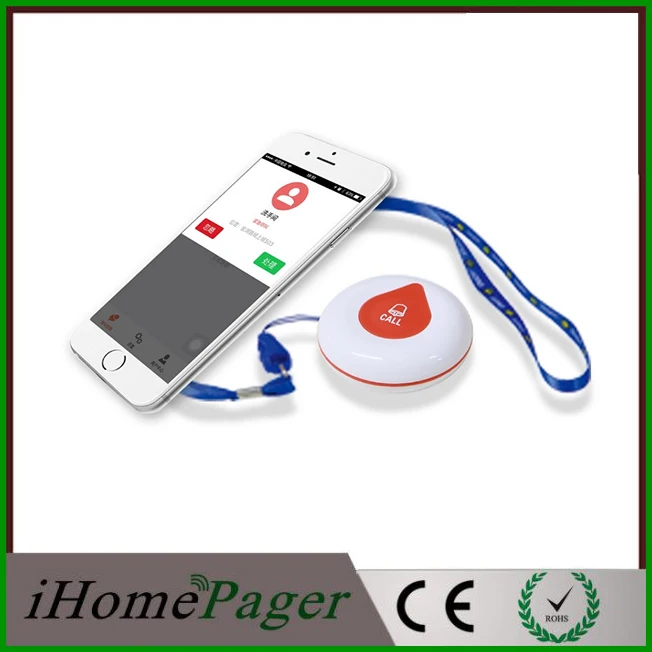 

Home care Application hanging calling system personal wireless panic alarm SOS receiver