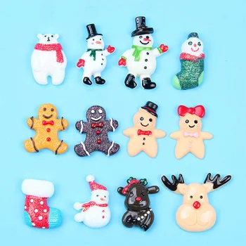 

30/60/100Pcs Slime Charms Christmas Gift Resin Slime Filler For Kids Lizun Plasticine DIY Slime Accessories Supplies Decoration