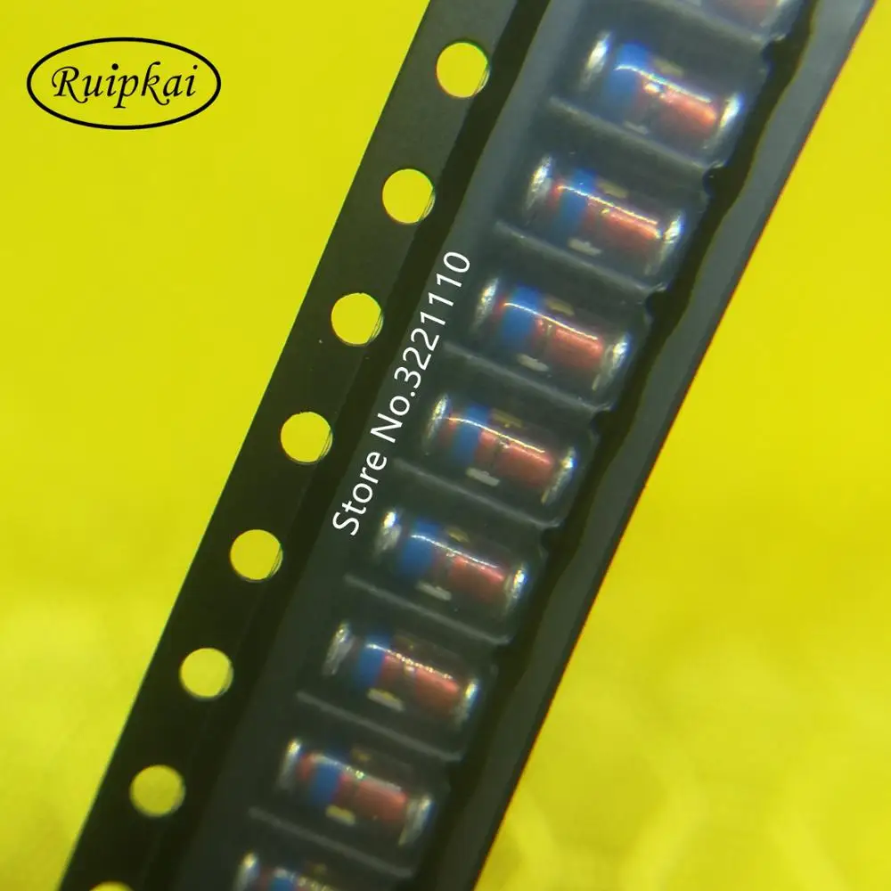 50pcs Ll41 18v 1w Power 18v Silicon Planar Zener Diodes Smd Zm4746a