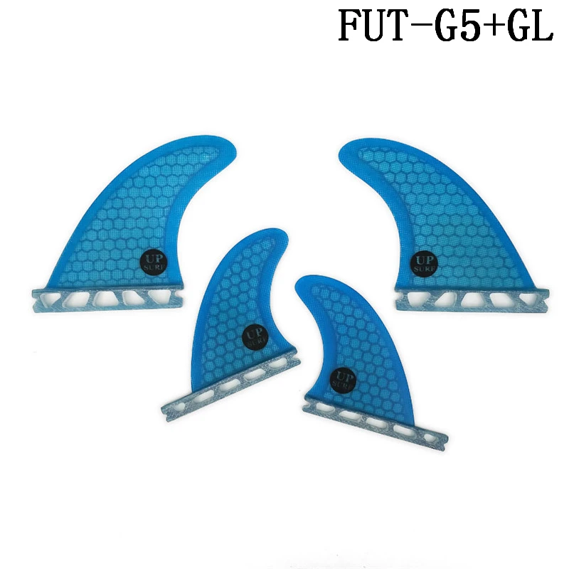 Future G5 + GL доска для серфинга fin quad Набор Стекловолоконный сотовый