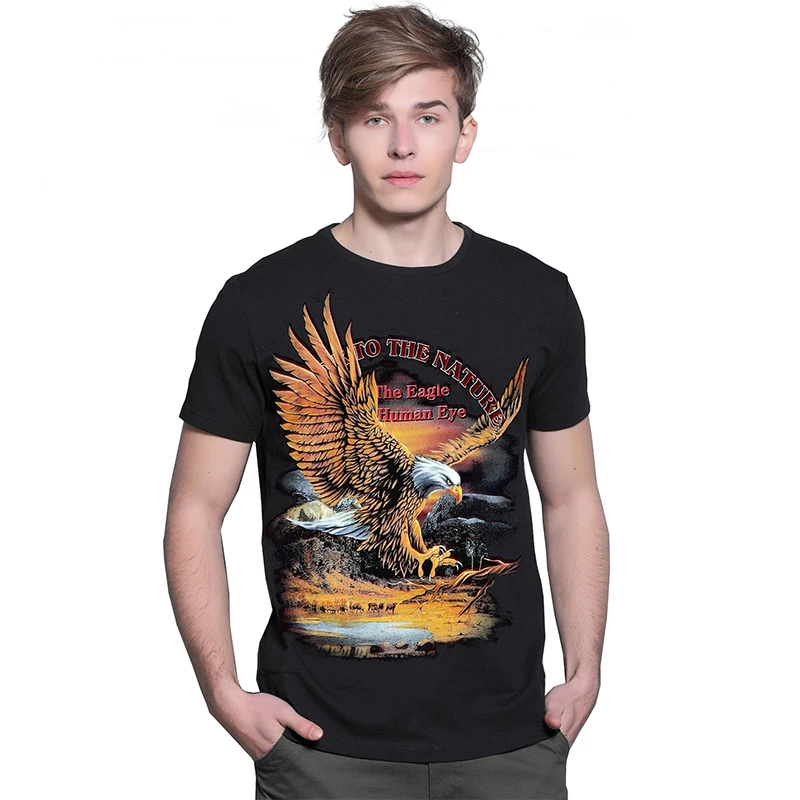 

SLAYER Heavy Metal T-shirt Men 3D Printing Rock Roll T-Shirt Tees Eagle Skeleton Punk Tshirts Fashion Basic High Street Top Tee
