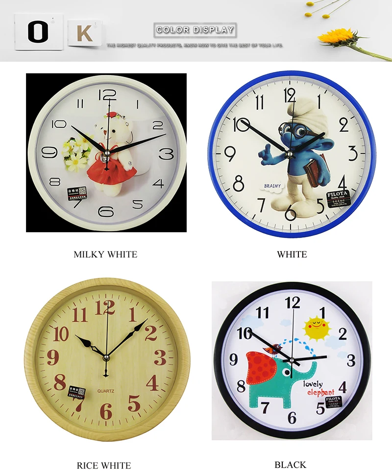 mirror wall clock big clock wall (8)