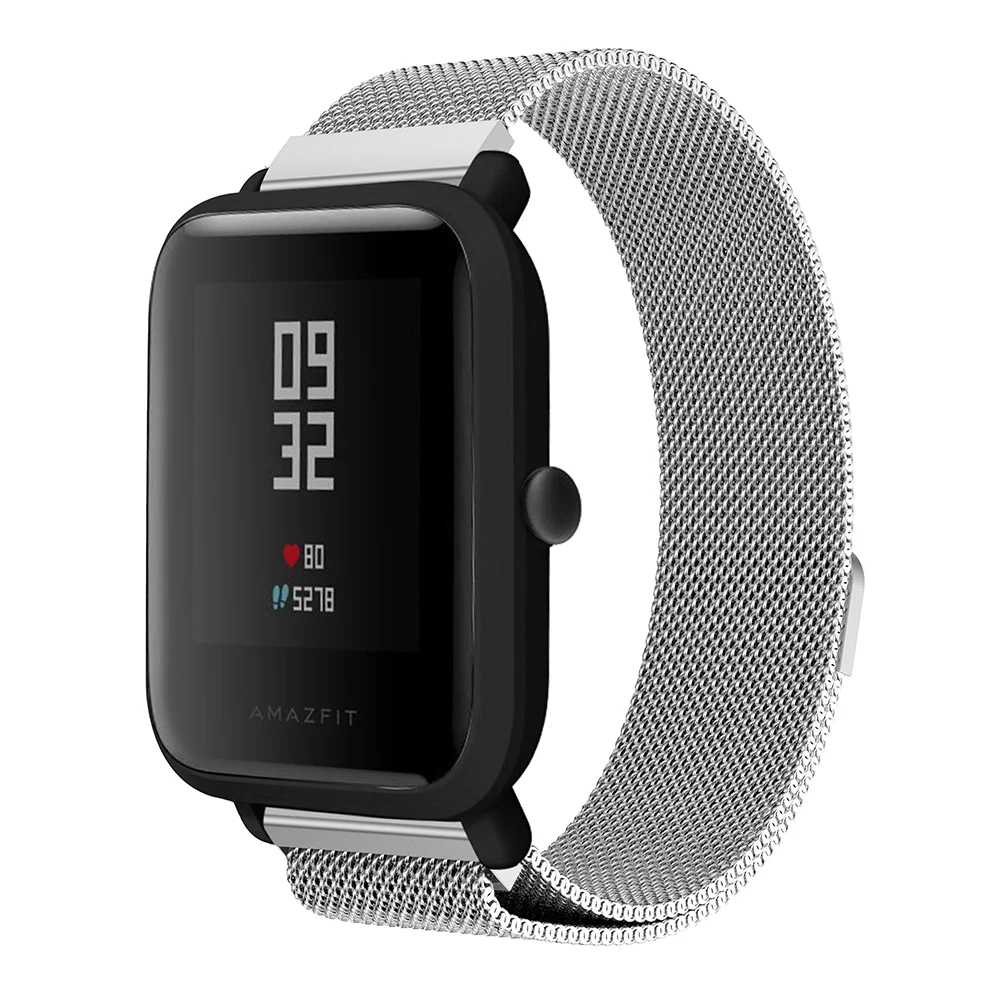 Для Huami Amazfit BIT ремешки из нержавеющей стали сменный ремешок браслет для Huami Amazfit Bip BIT PACE Lite Молодежные часы