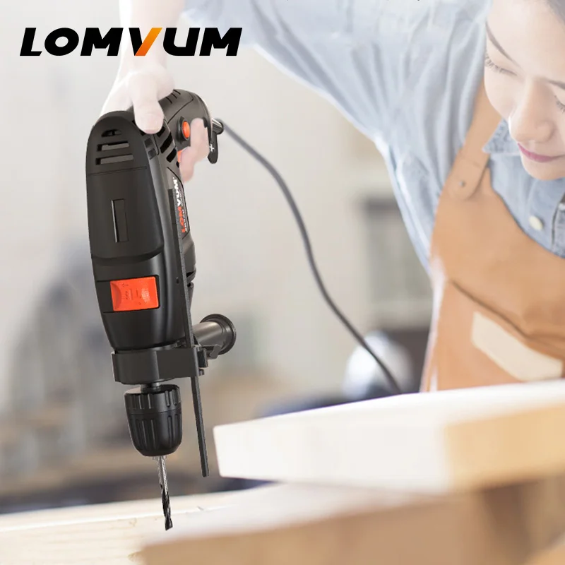LOMVUM 810 Вт электрический молоток домашние электроинструменты ударная дрель AC
