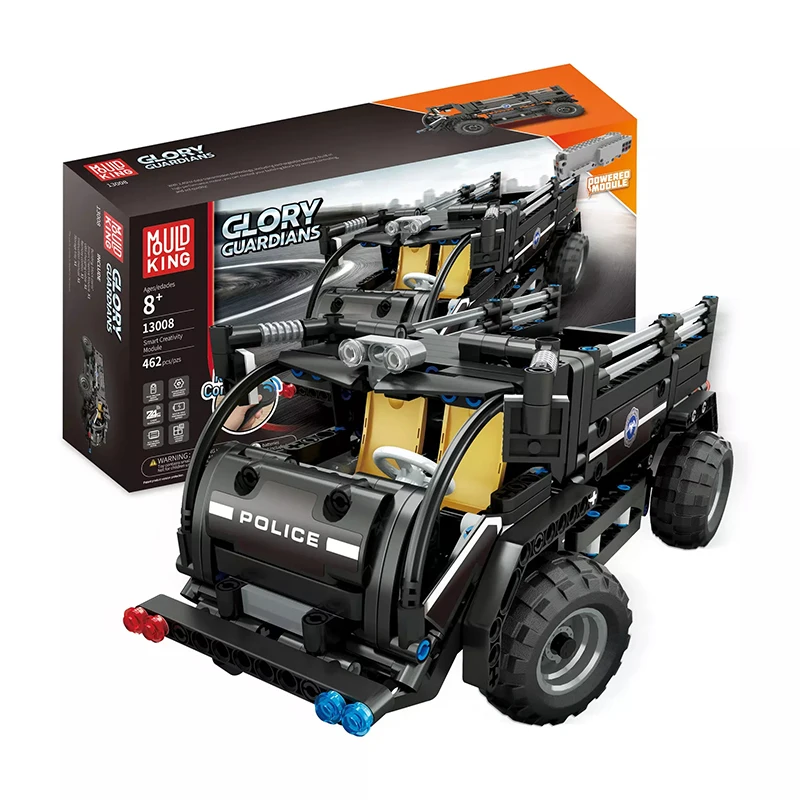 Yeshin-13008-The-SWAT-Police-Transport-Car-Set-Compatible-with-Legoing-Technic-Car-Building-Block-Bricks (3)