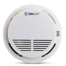 SUNLUXY 5pcs Fire Protection Smoke Detector Portable Alarm Sensors For Home Security Alarm System Home Safety Garden Security