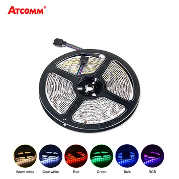 

RGB LED Strip Light 5050 5 Meters 60 LEDs/M 12V Flexible RGBW RGBWW Colorful Desktop PC LCD Monitor Decor String Bias Lighting