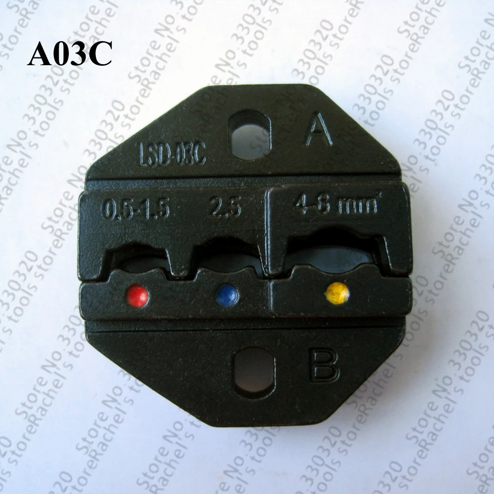 

A03C crimping dies for pre insulated terminal and connector