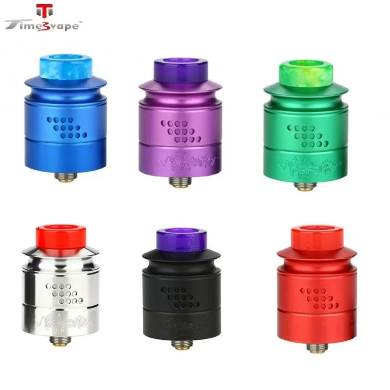 electronic cigarette Authentic Timesvape Reverie RDA 24mm 810 drip tip single coil Rebuildable Dripping Atomizer for vape mods