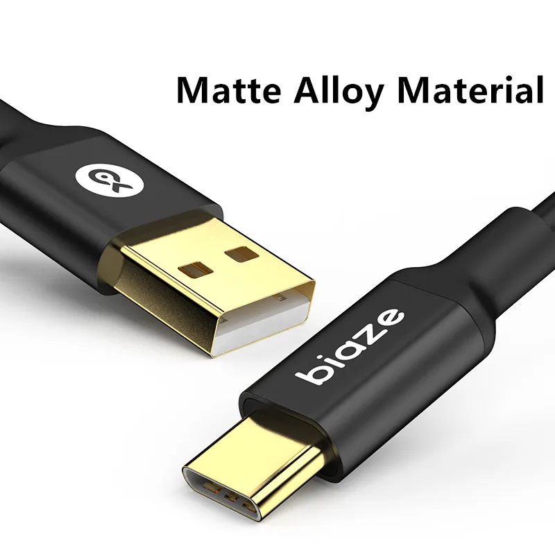 Biaze usb type C кабель для передачи данных Быстрая зарядка c зарядного устройства xiaomi mi