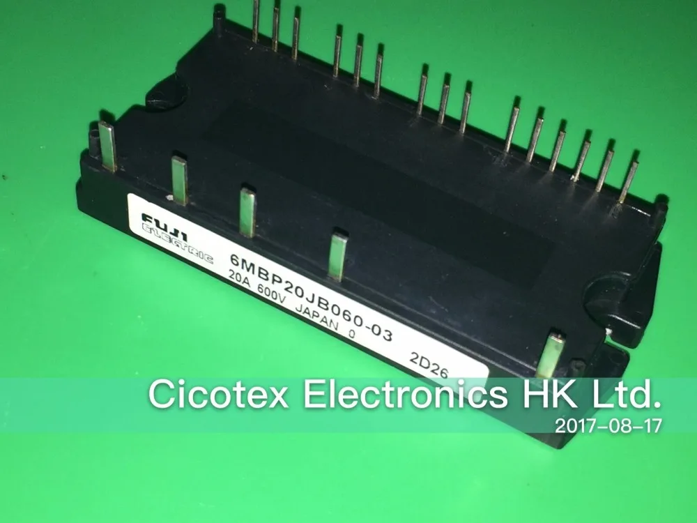 все цены на 6MBP20JB060-03 MODULE IGBT IGBT-IPM 600V 20A онлайн