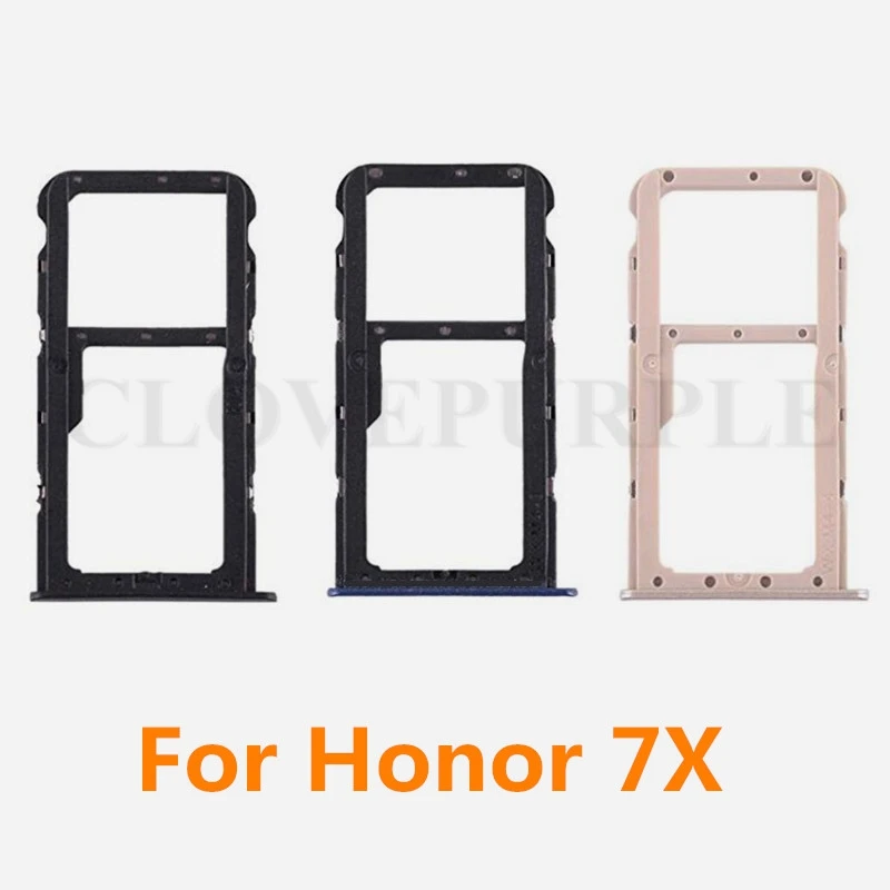 

SIM Card Tray For Huawei Honor 7X Slot Holder Adapter for Huawei Honor7X Replacement Parts