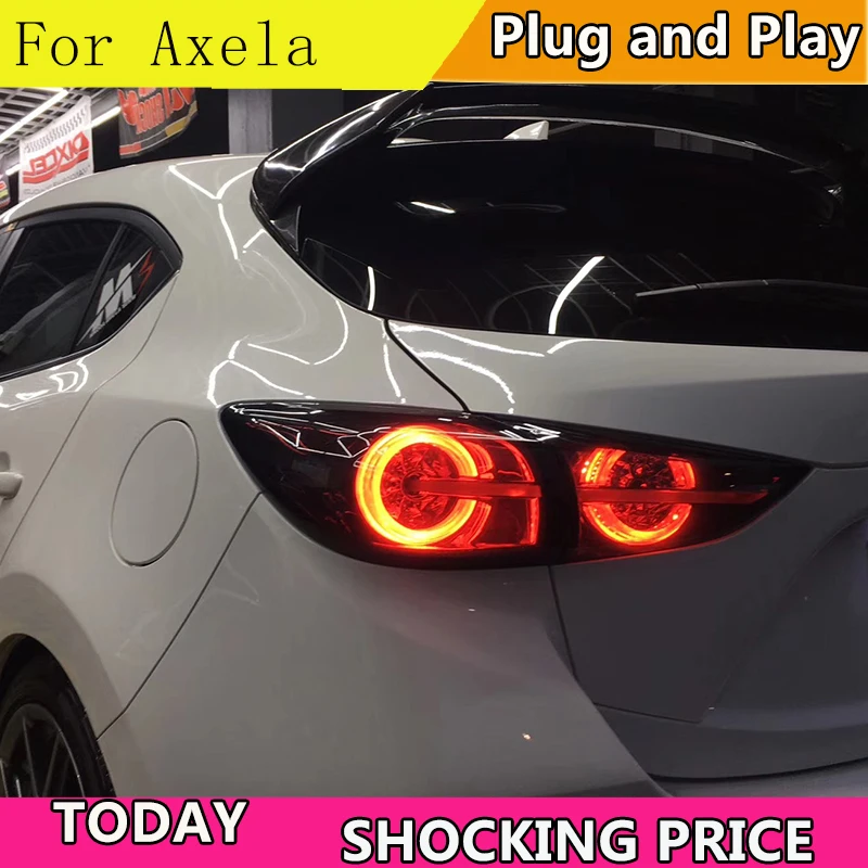Автомобильный Стайлинг для Mazda 3 Axela хэтчбек хвост светильник s 2013-2016 светодиодный