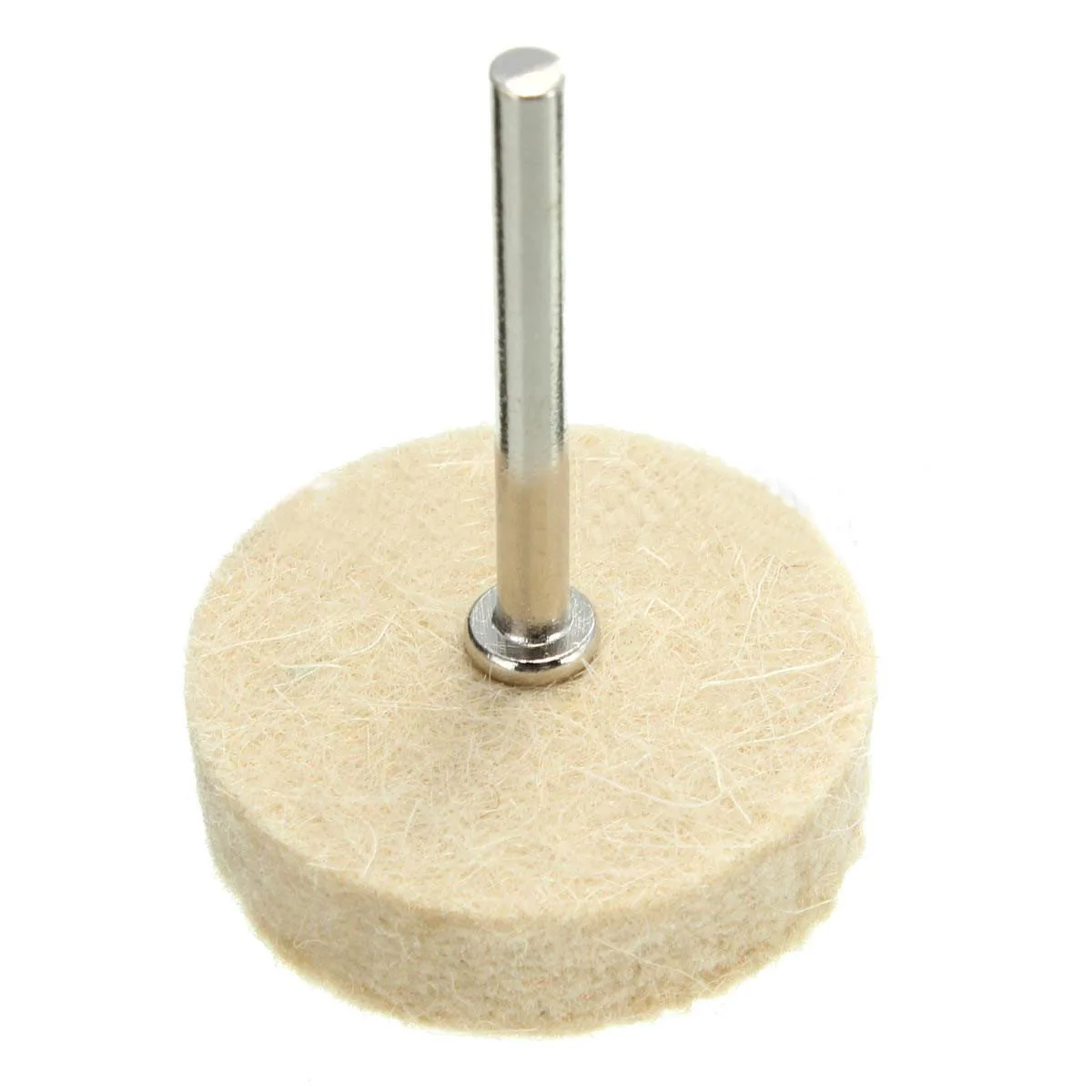 33pcs Wool Felt Polishing Buffing Wheel Mixed Set Accessory 13/25/30mm Dia. With Handles for Rotary Tool Abrasive Tools Mayitr