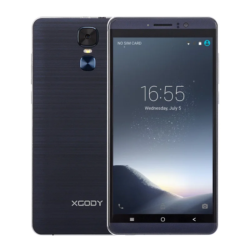 XGODY 3G Dual Sim Smartphone 6 Inch Android 5.1 Mobile Phone MTK6580 Quad Core 1GB RAM 8GB ROM 2500mAh WiFi GPS Telefone Celular