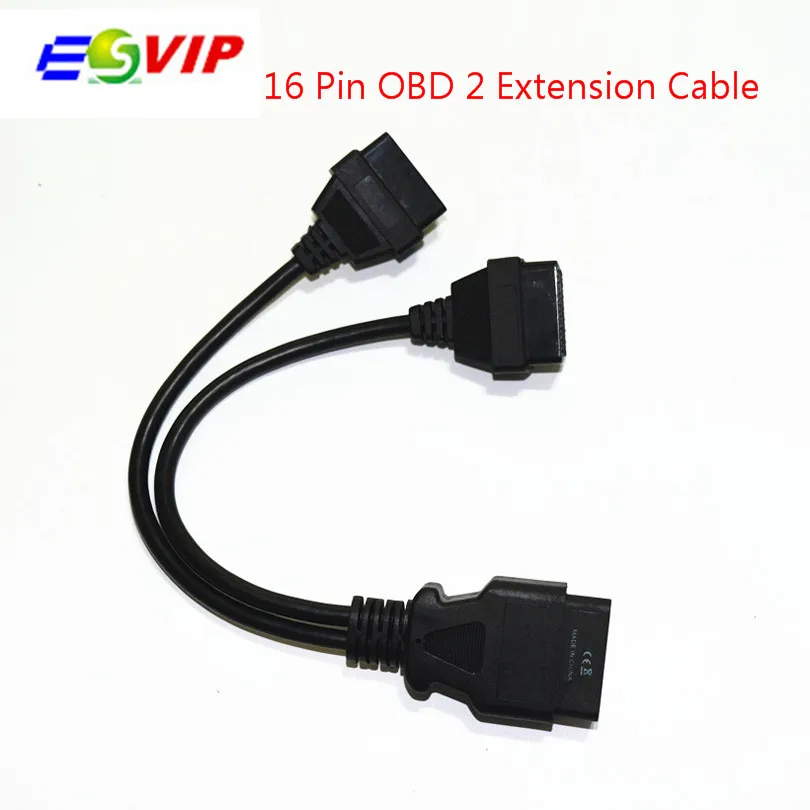 Prix pour OBD II câble 16 Broches OBD 2 Splitter Adaptateur Câble D'extension mâle à Double Connecteur Femelle obd2 interface étendue ligne libèrent le bateau Prix pour OBD II câble 16 Broches OBD 2 Splitter Adaptateur Câble D'extension mâle à Double Connecteur Femelle obd2 interface étendue ligne libèrent le bateau