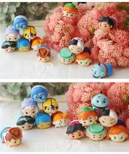 5 pçs/lote Cor Aleatória 3.5 cm Tsum Tsum Brinquedo Série Princesa Olá Kitty Mickey Bonito Figuras de Ação Brinquedos de Decoração Para Casa para As Crianças