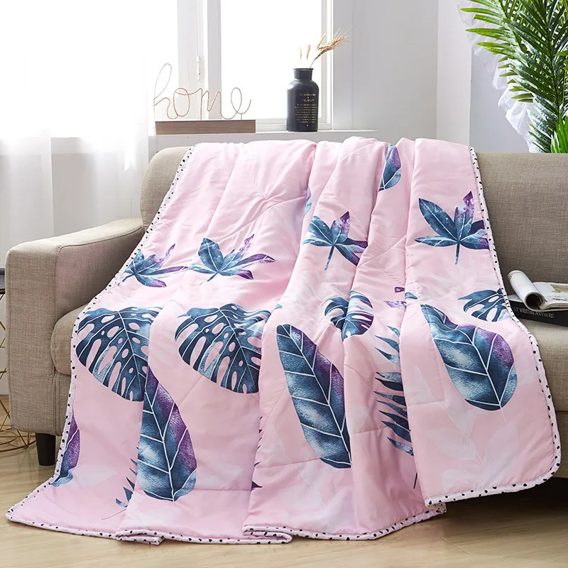 Home Watermelon summer quilts patchwork duvet 1pc grey throw blanket Freshness thin comforter ployester home bedspread 200*230cm