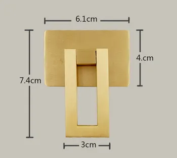 

Hardware accessories Solid full copper simple Chinese bronze solid wood drawer cabinet furniture copper handle