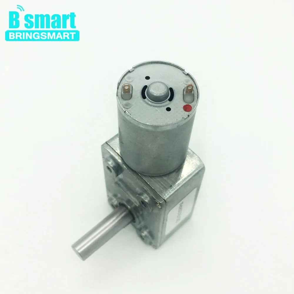 Bringsmart JGY370 12 V DC Motor de engranaje de gusano de alto par 24 V reductor 8mm D7 longitud del eje 25mm invertido 6 V mini Electricmotor Bringsmart JGY370 12 V DC Motor de engranaje de gusano de alto par 24 V reductor 8mm D7 longitud del eje 25mm invertido 6 V mini Electricmotor