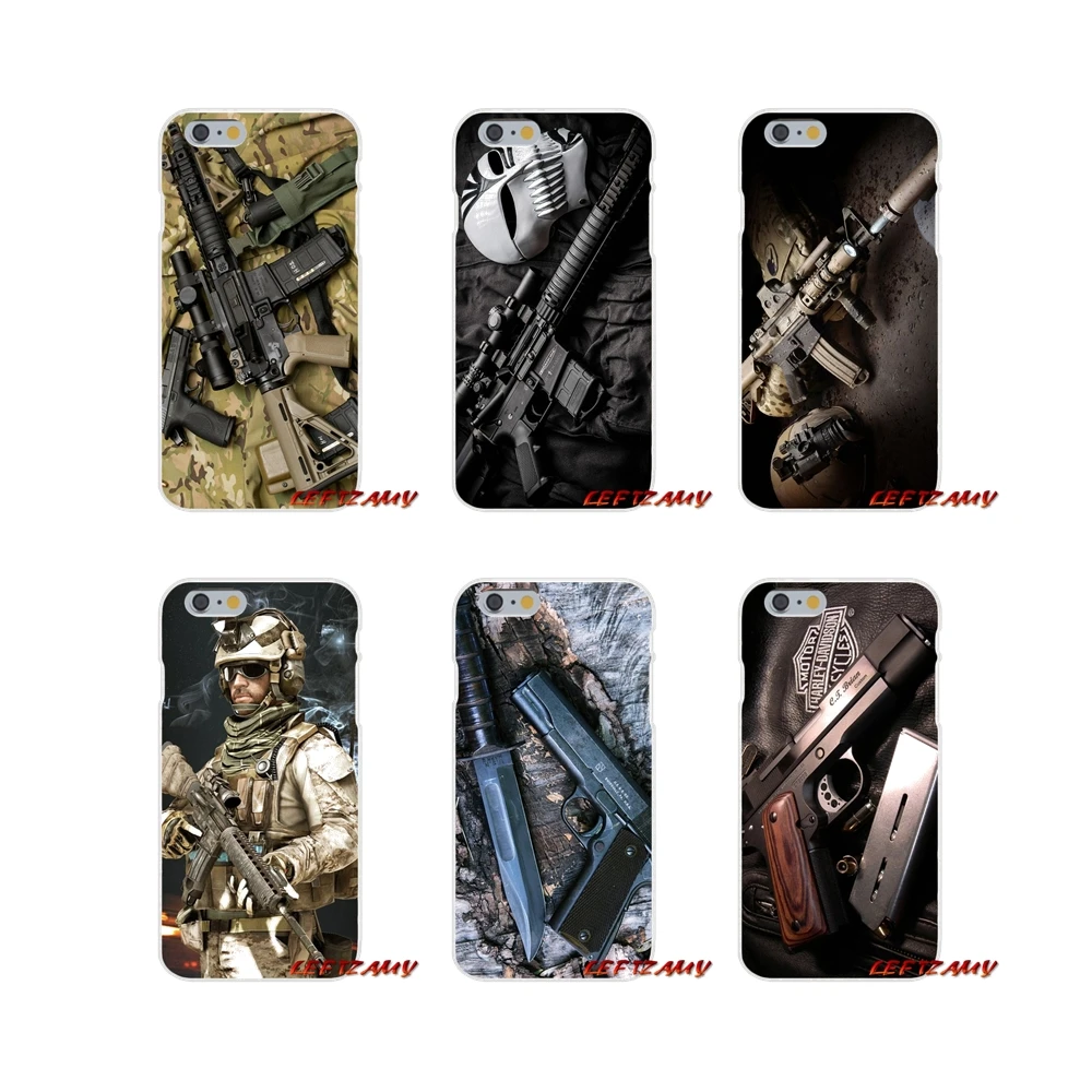 

Silicone Phone Shell Covers Army Fan Weapons Guns For Xiaomi Redmi Note 6A MI8 Pro S2 A2 Lite Se MIx Max 2 3 F1 For Oneplus 3 6T