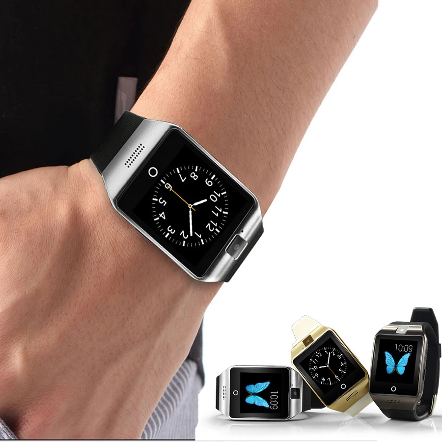 Вызова Relogio 2G Smartwatch Новый Bluetooth Q18 Смарт часы носимые устройства спортивные