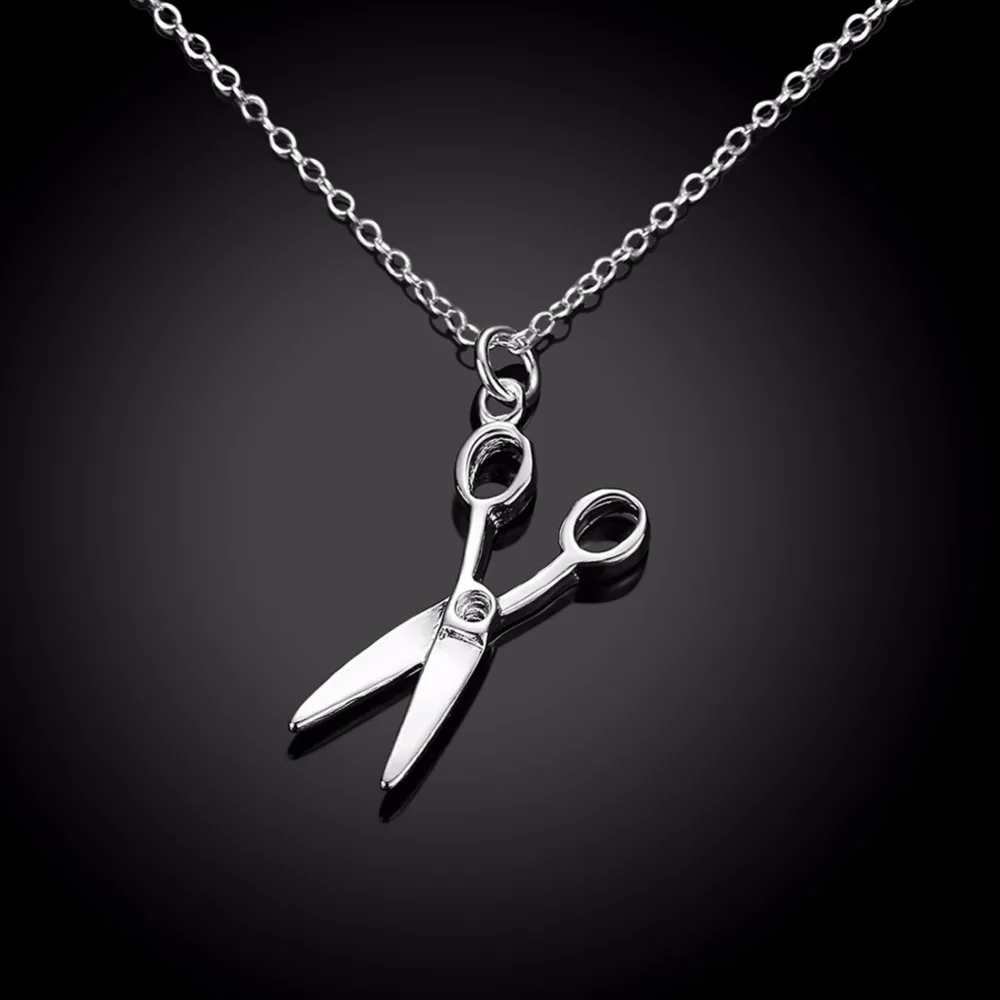 Женское Ожерелье подвеска для парикмахера|pendants for women|scissor necklacenickel free jewelry |