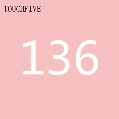 136 1 шт. TouchFive на выбор, 168 цветов, маркеры для эскизов, маркеры на спиртовой основе, набор цветных маркеров, товары для рукоделия, ручка для школы - Цвет: 136