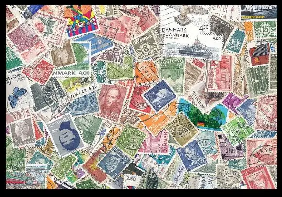 

Lot 600 Pcs Nordic Denmark Country D8911 Original Stamps with with Postage Mark Good Condition No Repeat Stamp