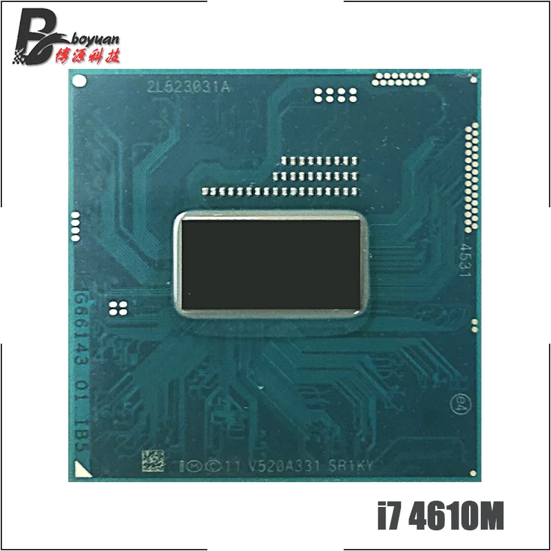

Intel Core i7-4610M i7 4610M SR1KY 3.0 GHz Dual-Core Quad-Thread CPU Processor 4M 37W Socket G3 / rPGA946B