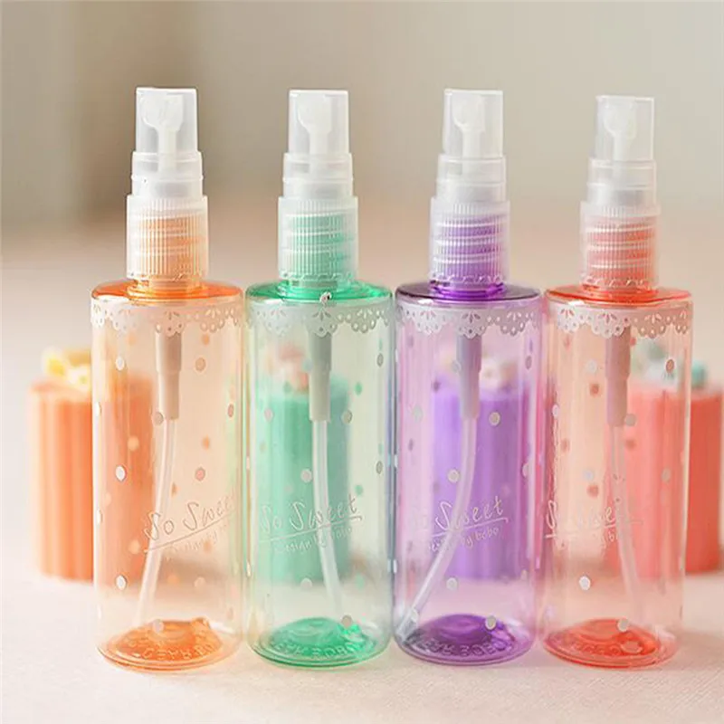 

Portable 35ml Lace Bow Plastic Skin Care Empty Vaporizer Refillable Spray Bottle For Makeup Cosmetic Container Tools