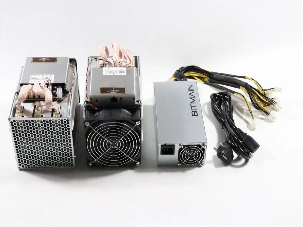 2 шт б/у Antminer Z9 Mini 10k Sol/s 300W с 1pc BITMAIN APW3 1600W PSU Asic Equihash Miner Mine ZEN ZEC BTG