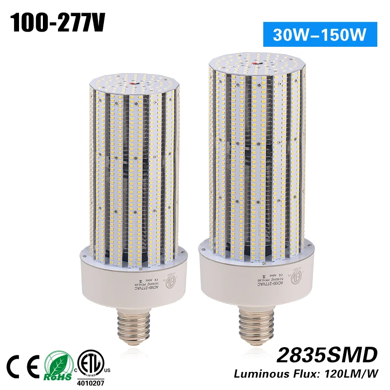 

3 years warranty E40/E27 150W led Corn Light with fan 100-277VAC CE RoHS ETL