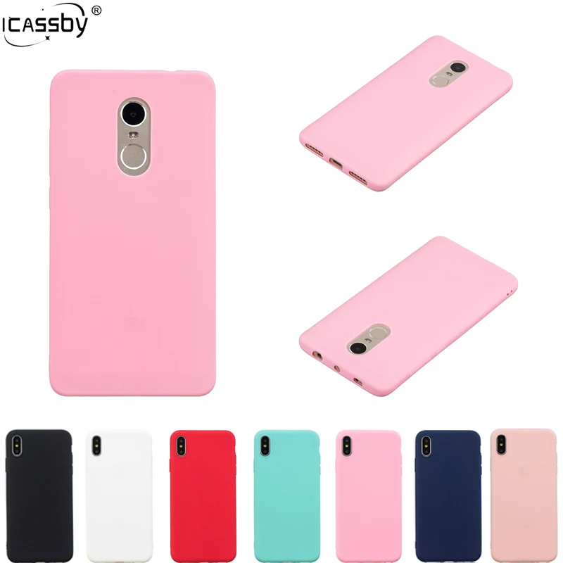 

Rubber Silicon Cover For Xiaomi Redmi Note 4X 4 Case Candy Soft TPU Back Cover For Xiaomi Redmi Note 4X Xiomi Redmi Note4 X Case