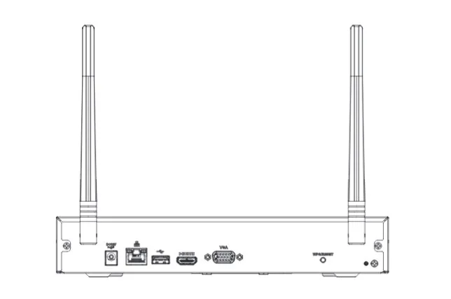 Dahua 4CH 8CH 8MP wifi NVR NVR2104HS-W-4KS2 NVR2108HS-W-4KS2 4K H.265+ 8MP беспроводной сетевой видеорегистратор