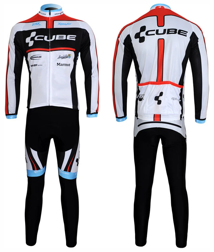 Pro Team CUBE Clothing / Ropa Ciclismo cycling jacket + bib pants