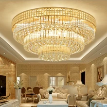Modern minimalist round crystal lamp ceiling lamp LED living room lamp atmosphere bedroom Hotel ceiling Lights lighting fixtures modern minimalist fashion crystal living room lamp designer luxury atmospheric bedroom study ceiling lamp led lighting fixture
