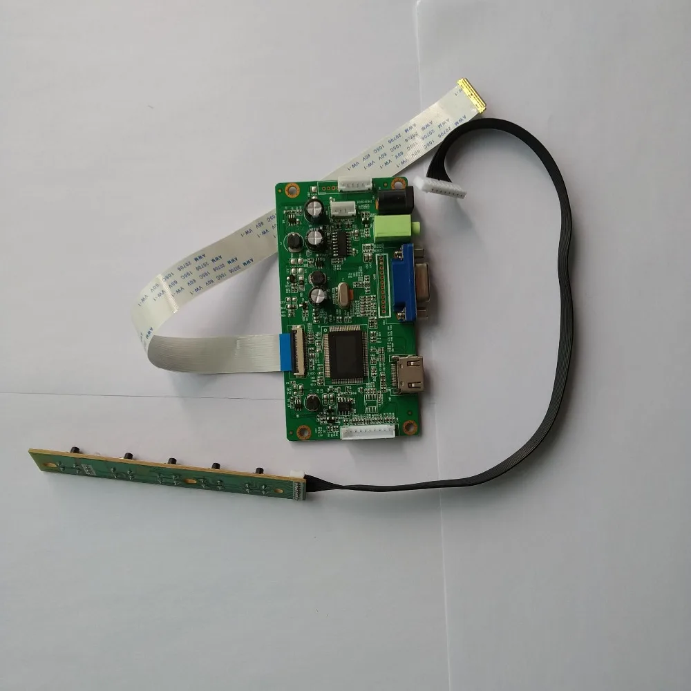 FOR N156BGN-E41/E31 N156BGN-EA3/EB3 EDP LCD DIY LED Controller Board 30pin HDMI VGA 1366X768 15.6&quot monitor | Компьютеры и офис