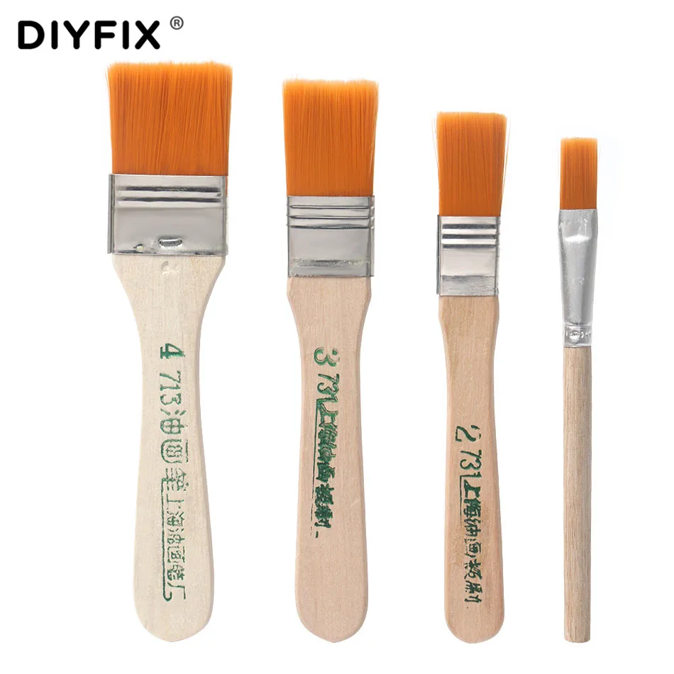 DIYFIX 4 шт. мягкая Чистящая Щетка компьютерная клавиатура ПК пылеочиститель