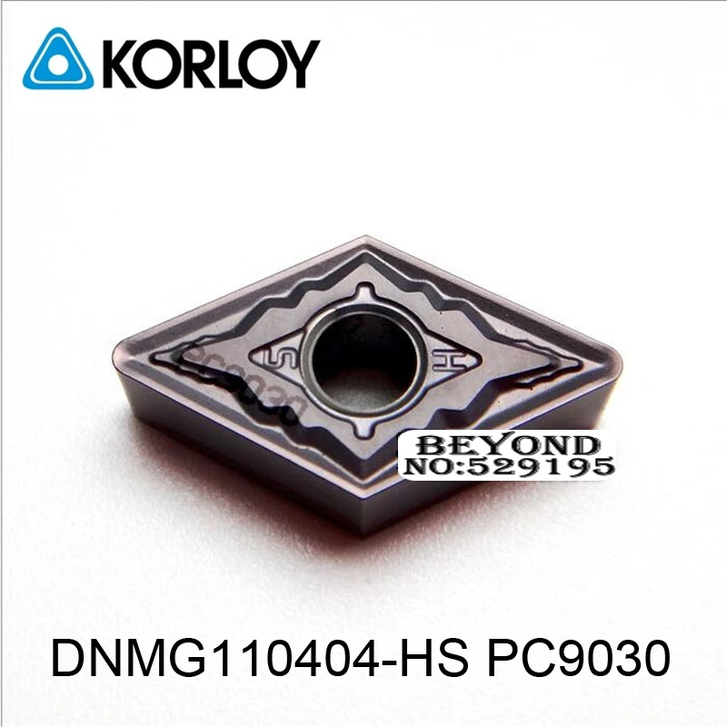 DNMG110404 HS PC9030,original Korloy Carbide insert DNMG110404 process