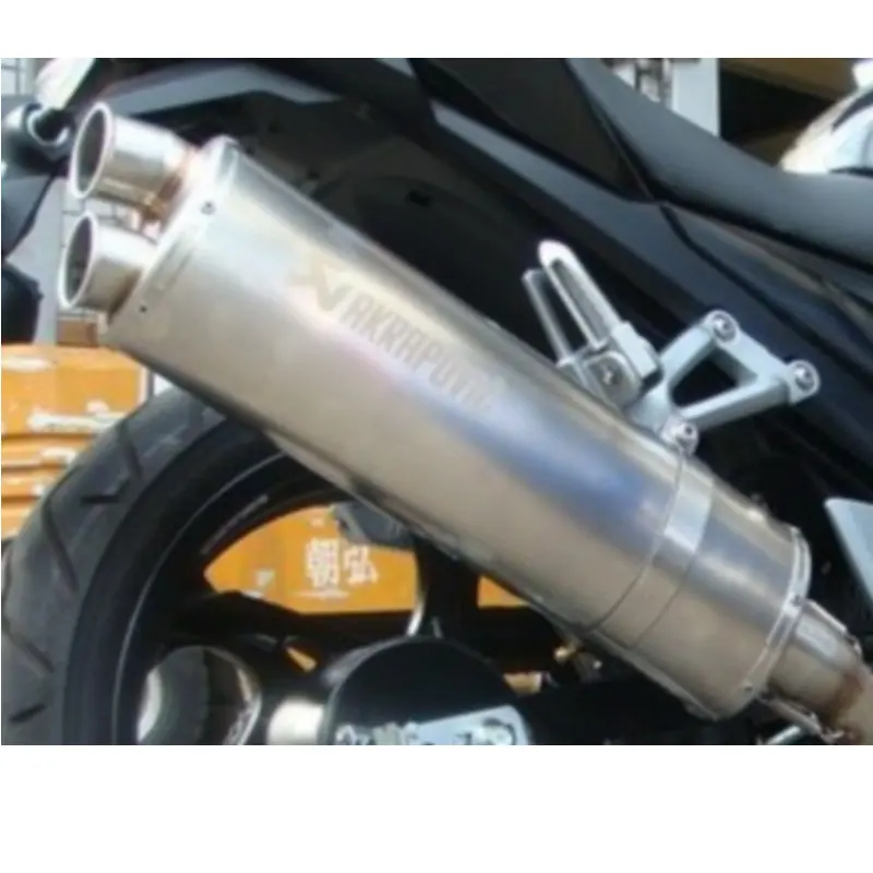Customizd Универсальный moto rcycle выхлопной глушитель двигателя bike escapement из нержавеющей