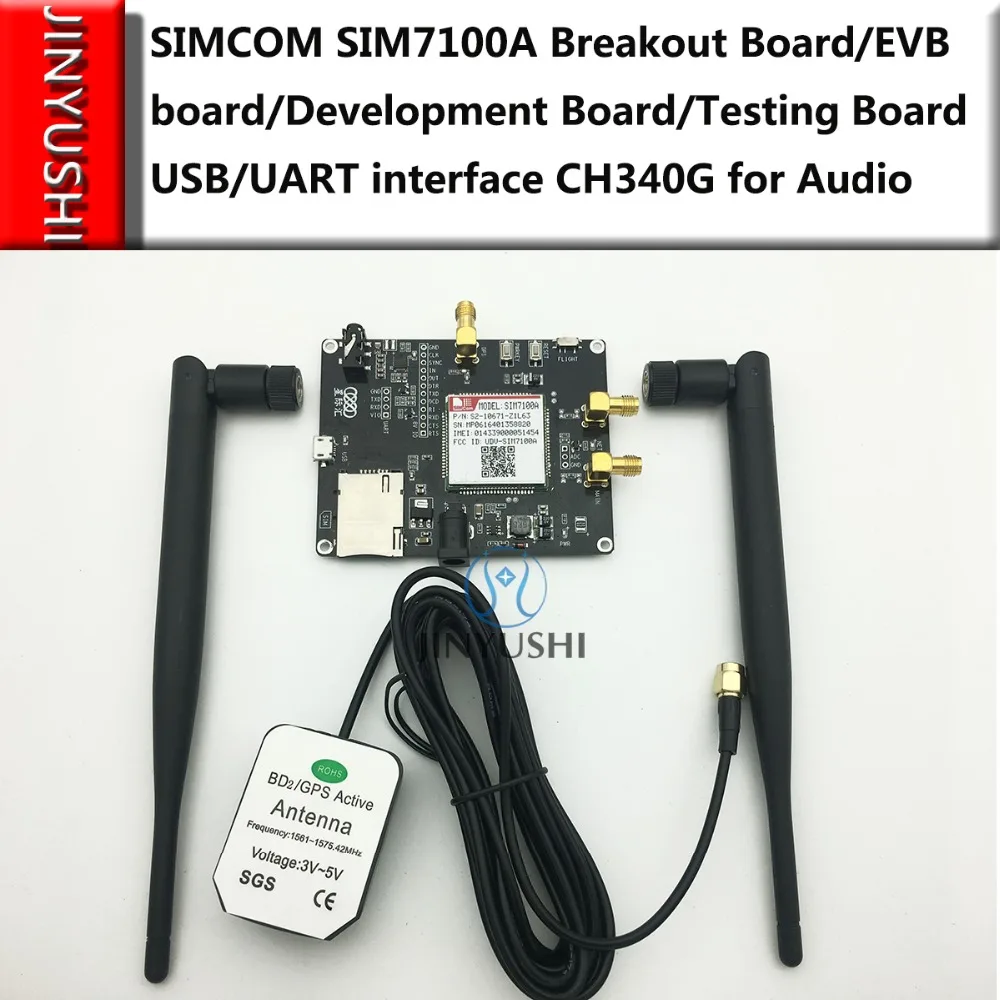 YONEIX SIMCOM Newest FDD LTE GNSS Module SIM7100c evb Kits Includes SIM7100C 4G Module