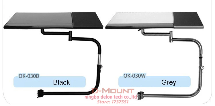 

DL-OK030 Multifunctional Full Motion Chair Clamping Keyboard Support Laptop Desk Holder Mouse Pad for Comfortable Office andGame