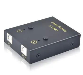 

2 port 4 Port USB 2.0 Hub Manual Sharing Switch 2 in 2 out Keyboard and mouse sharing switch Printer sharing for Compute