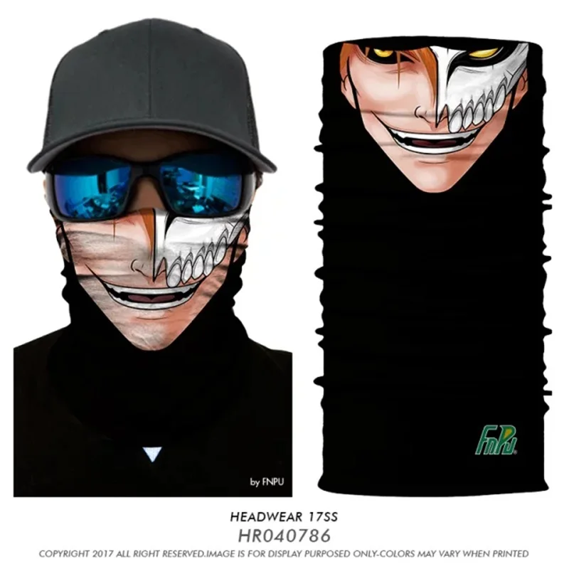 3D Ciclismo бандана аноним шеи Gaiter аниме маска труба шарф на открытом воздухе бандана для рыбалки повязка на голову для мужчин женщин Лыжная маска Buff - Цвет: HR040786