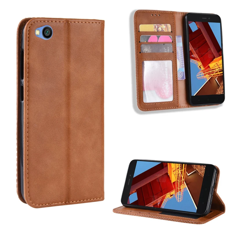 Xiaomi Redmi GO Retro leather flip case_96