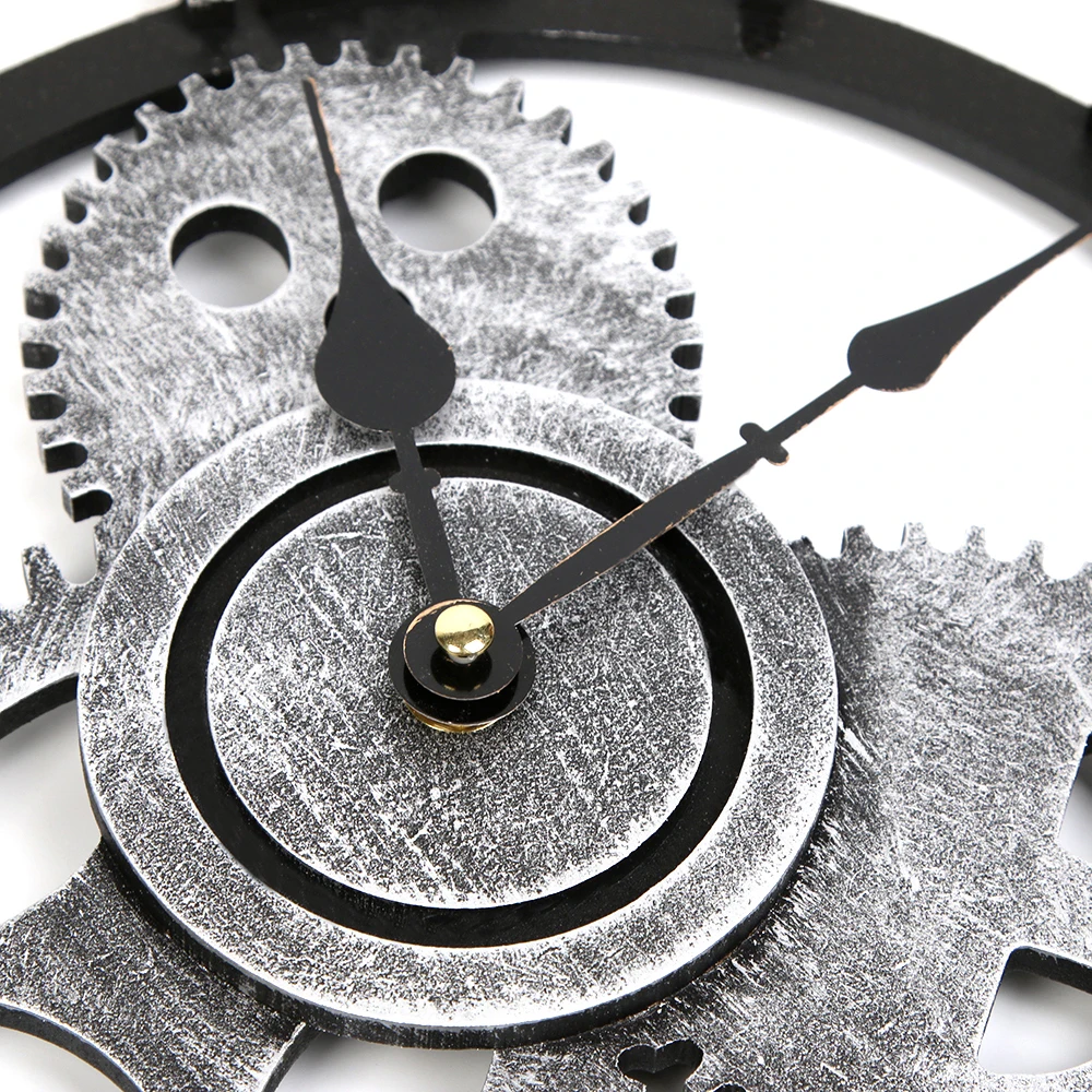 Tanie Zegar ścienny vintage retro europejskie luksusowe biegów drewniana ściana zegar ścienny zegar cyfra rzymska projekt do dekoracji salonu domu