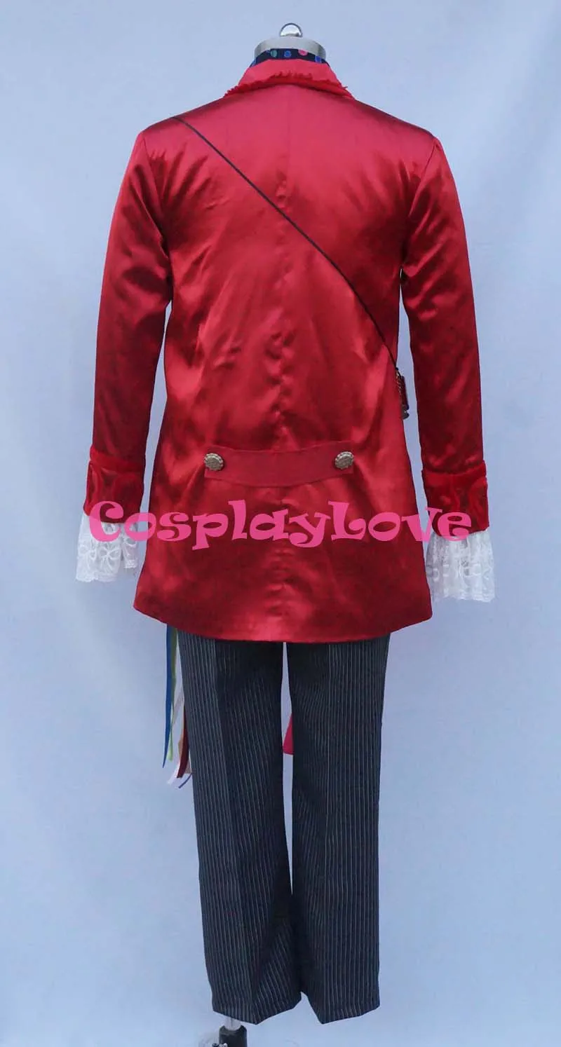 Alice in Wonderland 2 Mad Hatter Cosplay Costume (1)