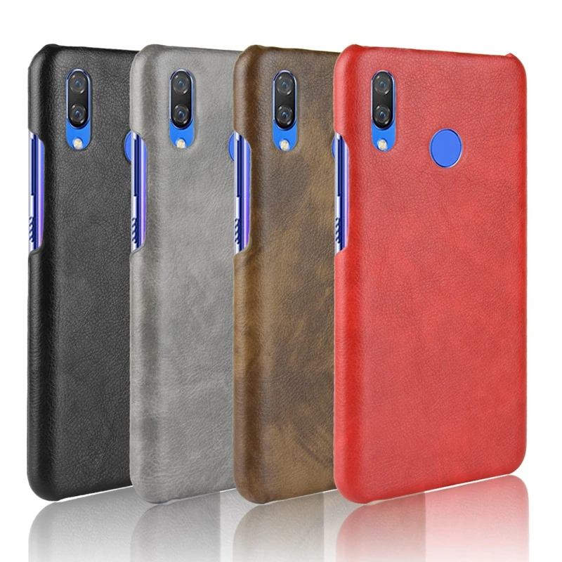 

High quality Litchi Cases For Huawei Mate 20 Lite Nova 3i Y7 Y6(2018) Cover Leather PC hard Case For P20 Lite Honor 10 Coupe